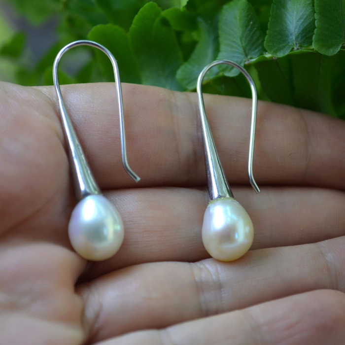 Cercei argint La Neige, perle naturale A Vintage Collection [3]