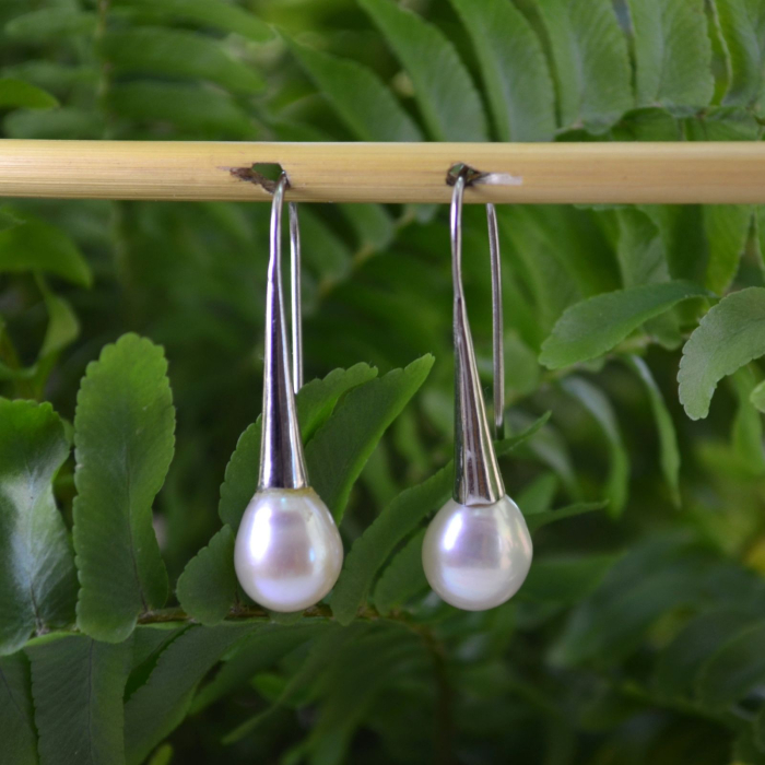 Cercei argint La Neige, perle naturale A Vintage Collection [4]