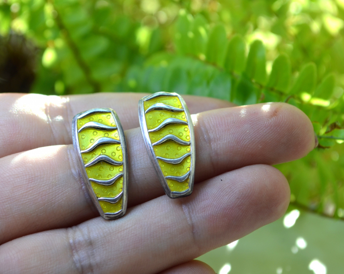 Cercei argint Mid-Century, semnati designer norvegian [2]