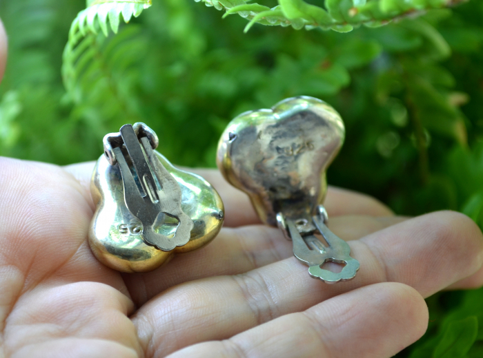 Cercei argint vintage, atelier israelian [3]