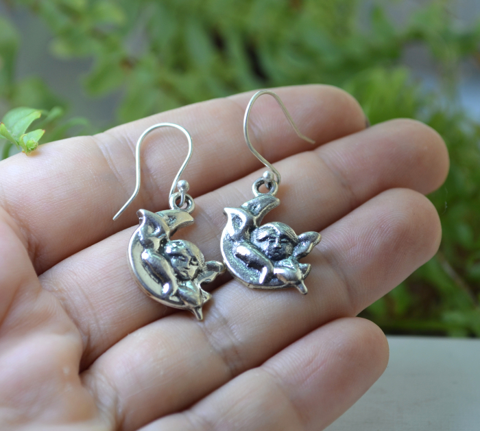 Cercei argint vintage Putti inspiratie renascentista Rafael A Vintage Collection [2]