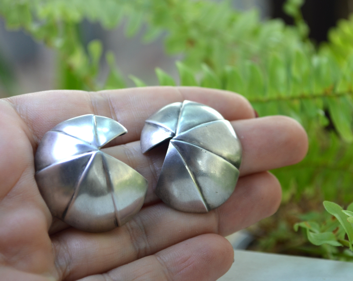 Cercei argint vintage Space Age geometrici A Vintage Collection [2]