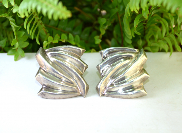 Cercei statement din argint, atelier mexican [4]