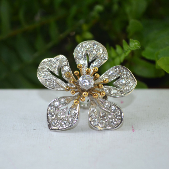 Clip lock argint vintage Ciro pentru sirag de perle A Vintage Collection [5]
