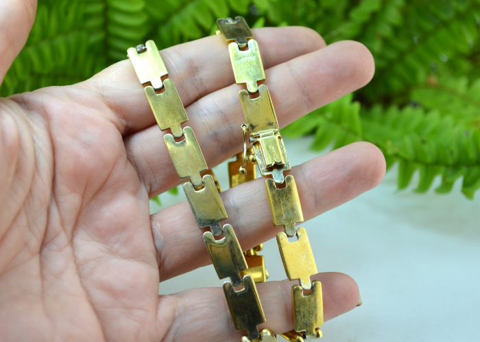 Colier argint aurit baza gatului model San Marco atelier italia [3]