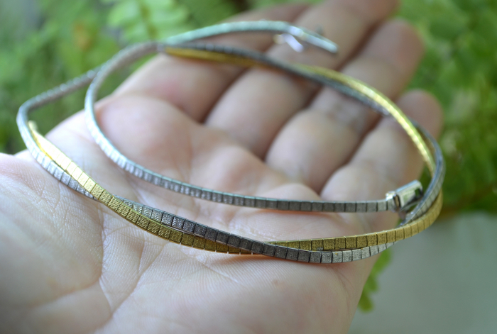 Colier argint baza gatului, model Omega [2]