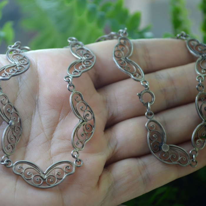 Colier argint vintage, filigran  german A Vintage Collection [3]