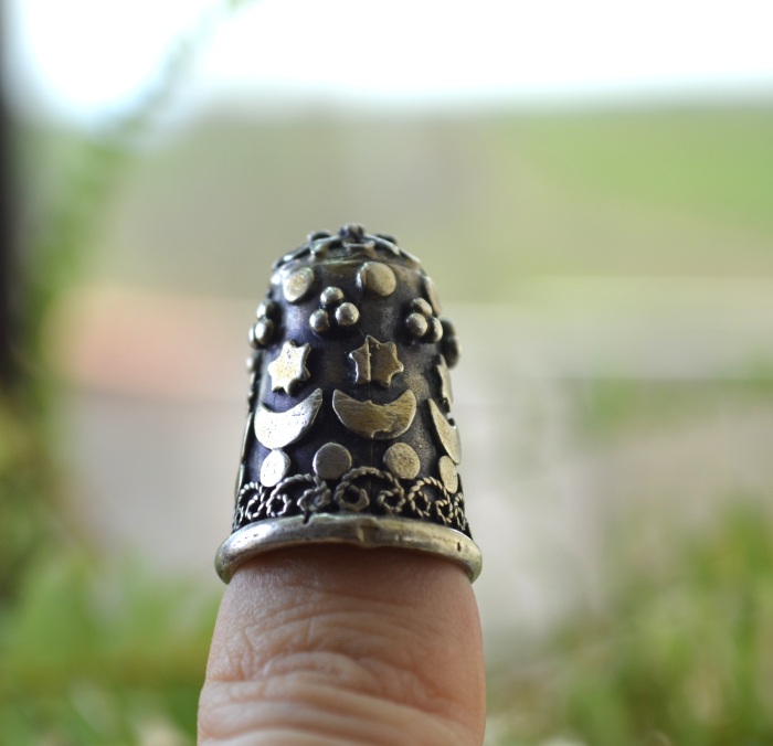 Degetar argint vintage etnic egiptean A Vintage Collection [3]