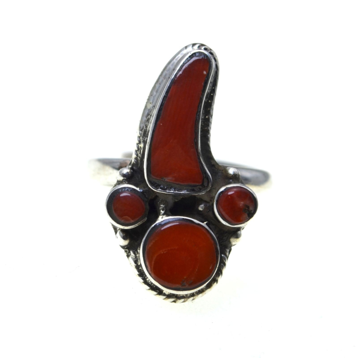 Inel argint etnic, Cornalina, reglabil A Vintage Collection [1]