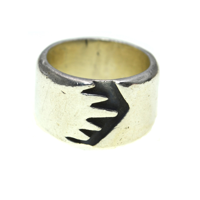 Inel argint masiv vintage, atelier mexican [1]