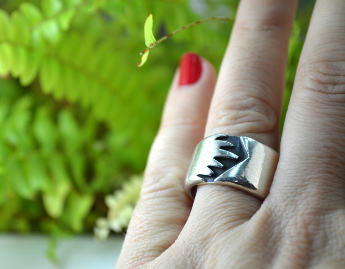 Inel argint masiv vintage, atelier mexican [2]
