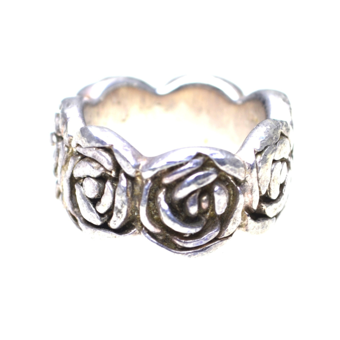 Inel argint masiv vintage Trandafiri [1]
