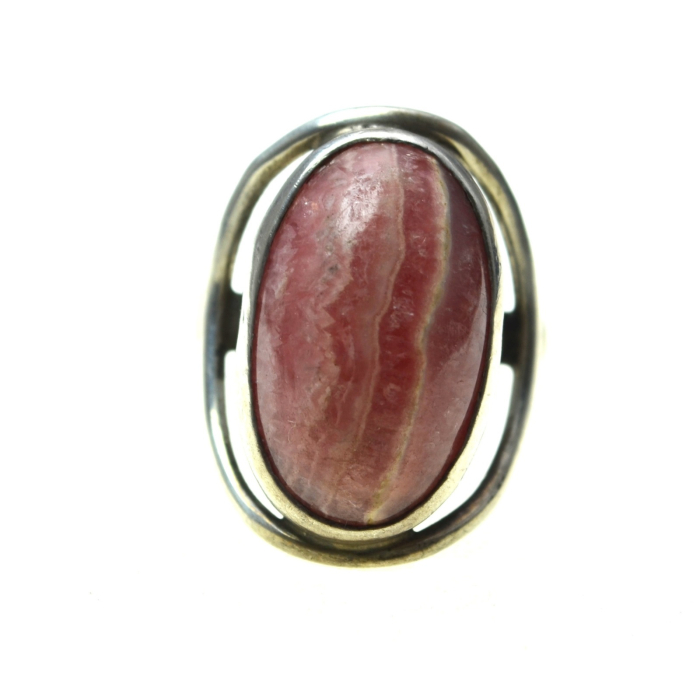 Inel argint Mid-Century, rodocrozit, semnat [1]