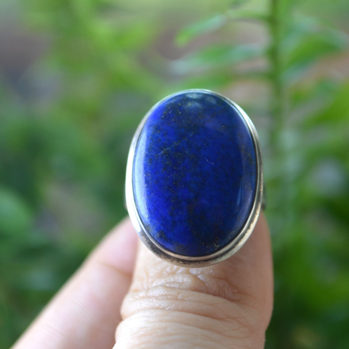 Inel argint vintage, Lapis Lazuli natural A Vintage Collection [4]