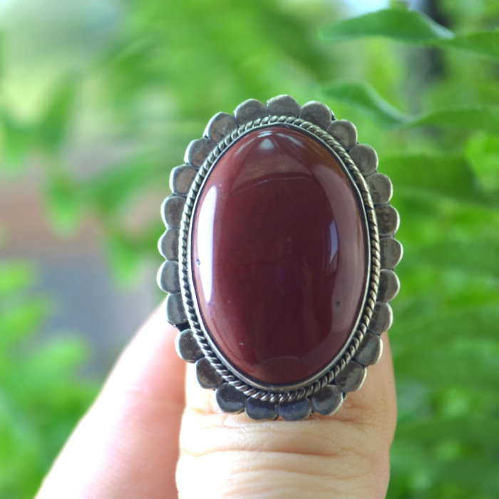 Inel argint vintage statement , Cornalina A Vintage Collection [4]