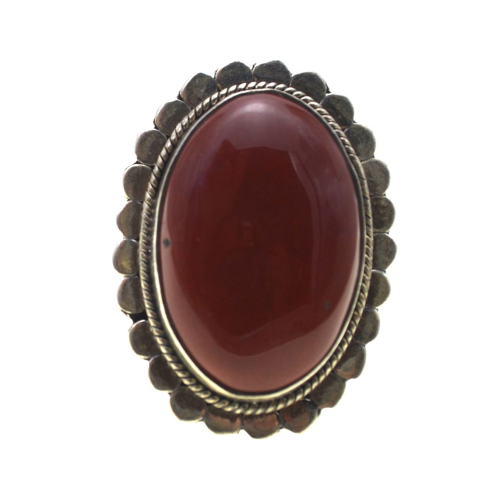 Inel argint vintage statement , Cornalina A Vintage Collection [1]