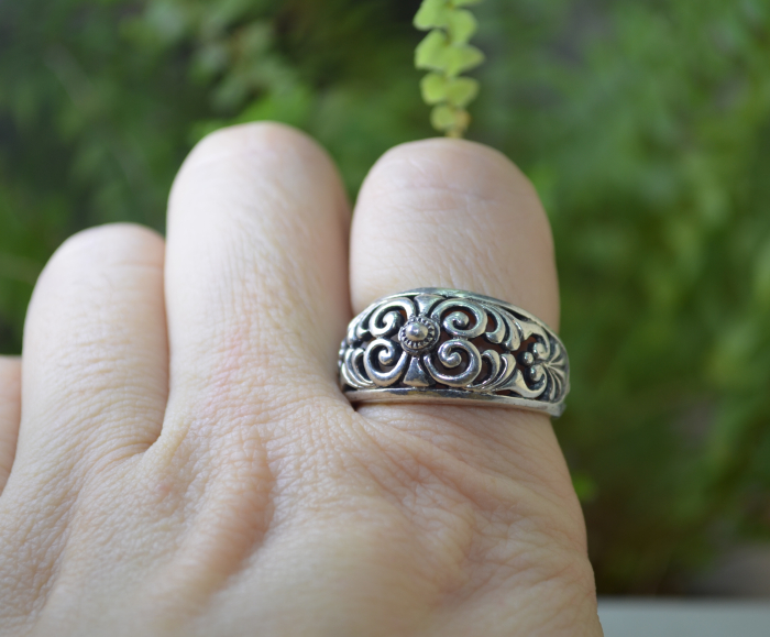 Inel argint vintage, stil bizantin A Vintage Collection [3]