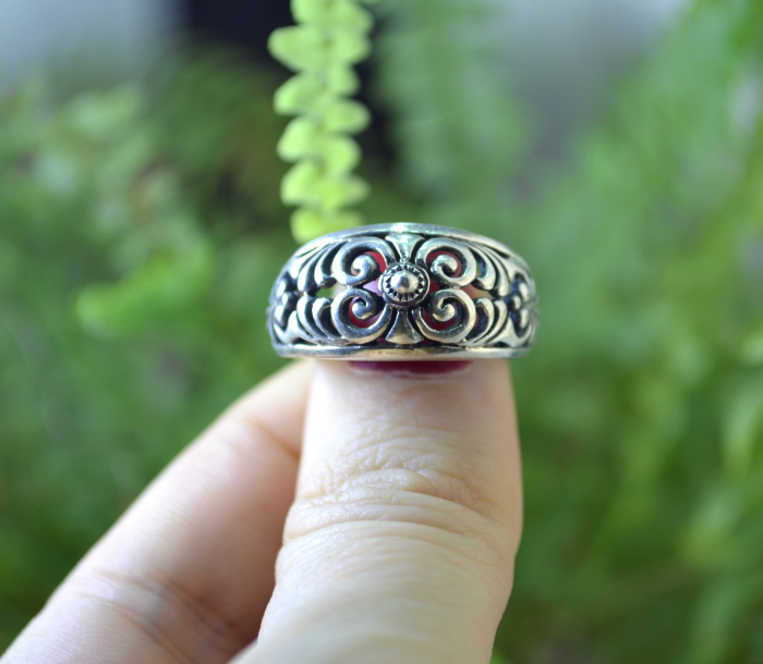 Inel argint vintage, stil bizantin A Vintage Collection [4]