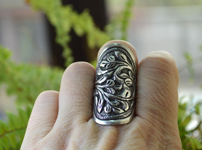 Inel argint Yogya, stil etnic indonezian A Vintage Collection [3]