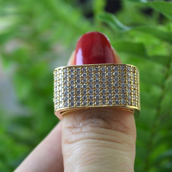 Inel danez Sif Jakobs din argint aurit 18K A Vintage Collection [3]