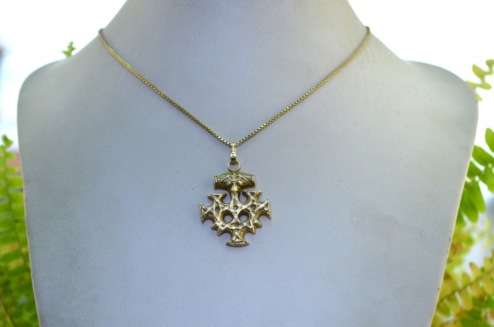 Lant argint aurit cu pandant viking Ciocanul lui Thor [4]