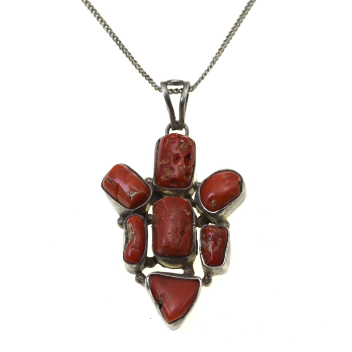 Lant argint cu pandant argint etnic himalayan [1]