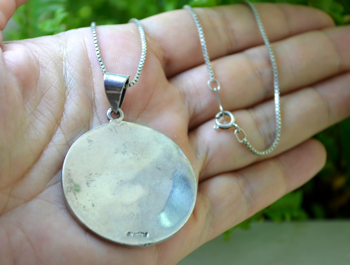 Lant argint pandant argint Hopi, zeul Kokopelli [3]