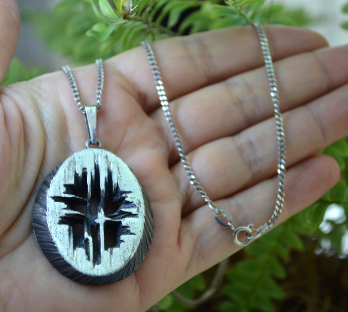 Lant argint vintage cu cruce finlandeza, Sten & Laine A Vintage Collection [2]