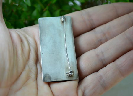 Brosa argint Mid Century, Pomul vietii [2]