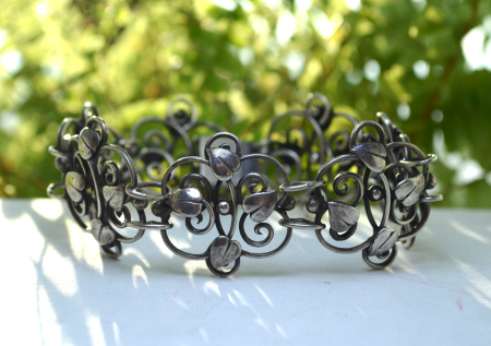 Bratara argint antica austriaca, Jugendstil  A Vintage Collection [2]