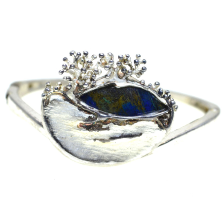 Bratari argint - Bratara argint Biomorphic cu azurit, Bijou Jeunesse