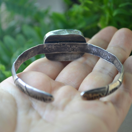 Bratara argint cuff Navajo, turcoaz natural A Vintage Collection [3]