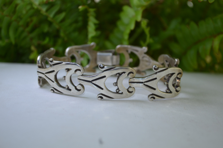 Bratara argint masiv, designer mexican Jacobo [3]