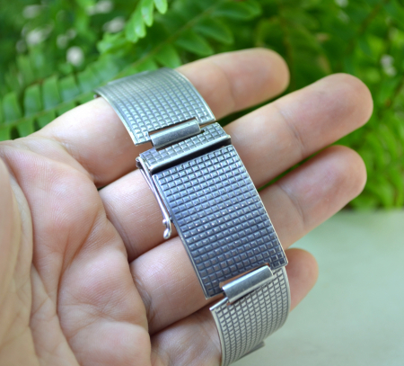 Bratara argint masiv Mid-Century, semnata designer [2]