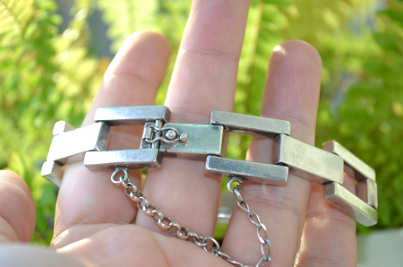 Bratara argint masiv, semnata UnoaErre [2]