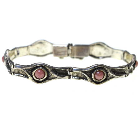 Bratari argint - Bratara argint Mid-century, Rodocrozit