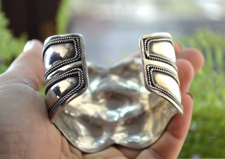 Bratara argint Navajo vintage cu turcoaz natural A Vintage Collection [2]