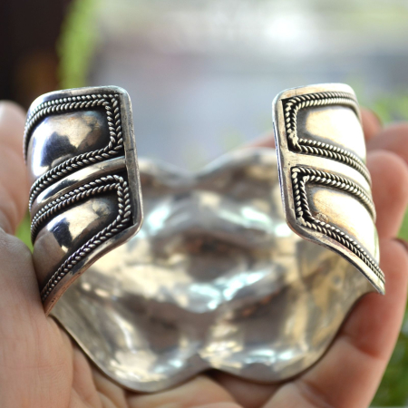 Bratara argint Navajo vintage cu turcoaz natural A Vintage Collection [2]
