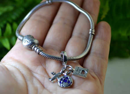 Bratara argint Pandora original, charm Travel [1]