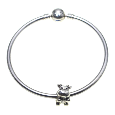 Bratari argint - Bratara argint Pandora originala, charm Vacuta A Vintage Collection