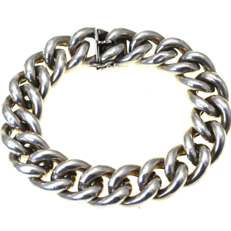 REDUCERI - Bratara argint Panzer vintage, designer Friedrich Binder A Vintage Collection