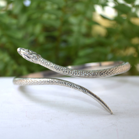 Bratara argint Snake vintage, atelier francez A Vintage Collection [3]