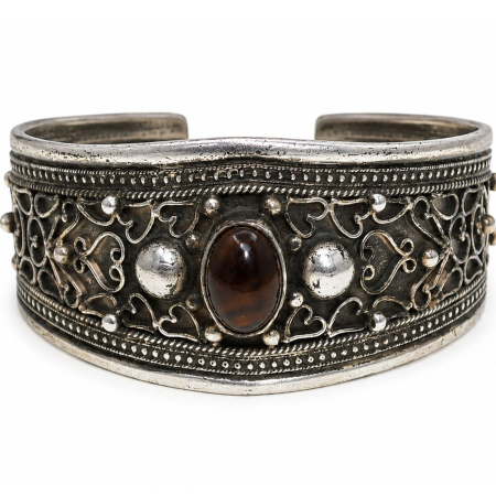 REDUCERI - Bratara argint veche mexicana, Tiger's Eye A Vintage Collection