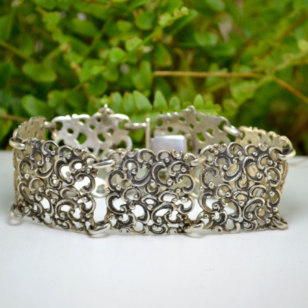 Bratara argint veche Neo Baroque A Vintage Collection [3]