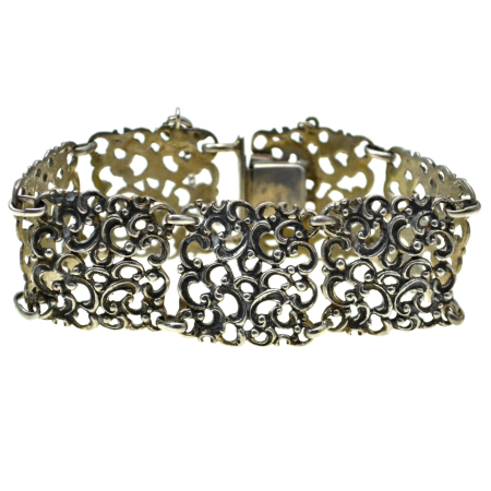 Bijuterii de colectie - Bratara argint veche Neo Baroque A Vintage Collection