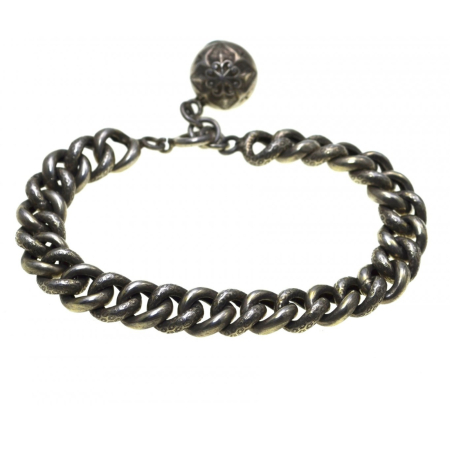 REDUCERI - Bratara argint victoriana Chainmaille, charm norocos