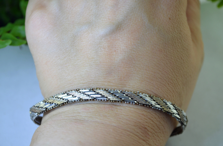 Bratara argint vintage Scaletto Riccio [1]