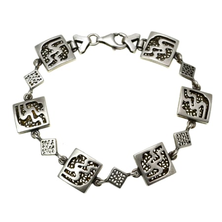 Bratari argint - Bratara argint vintage design modernist semnata atelier polonez