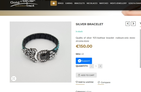 Bratara Aripi de inger vintage, piele piton si CZ A Vintage Collection [3]