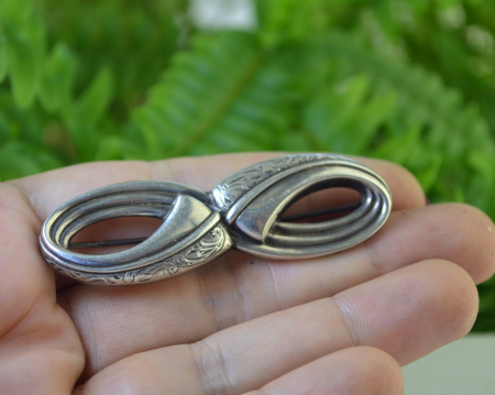 Brosa argint interbelica Funda, Jugendstil autentic [1]